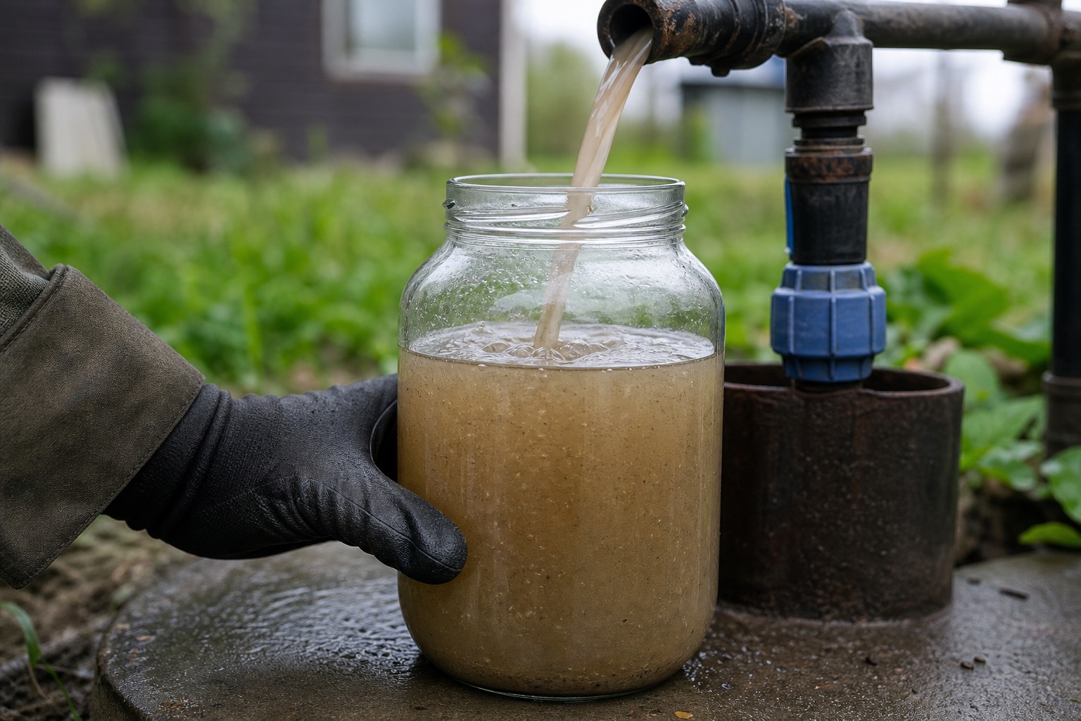 Мутная вода из скважины