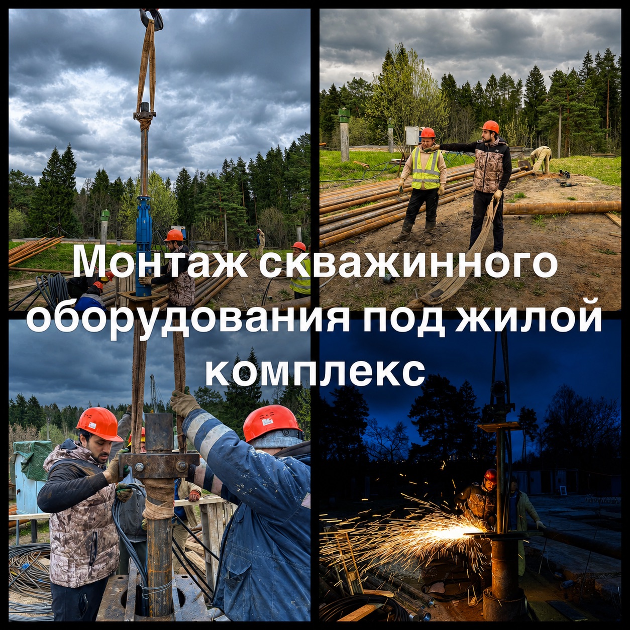 Монтаж скважинного оборудования