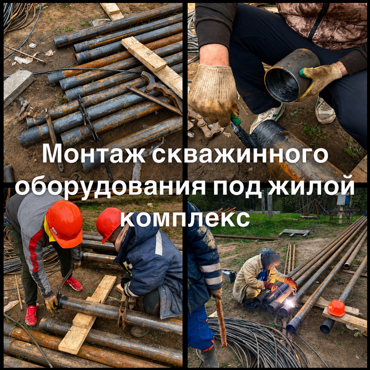 Монтаж оборудования под жилой комплекс