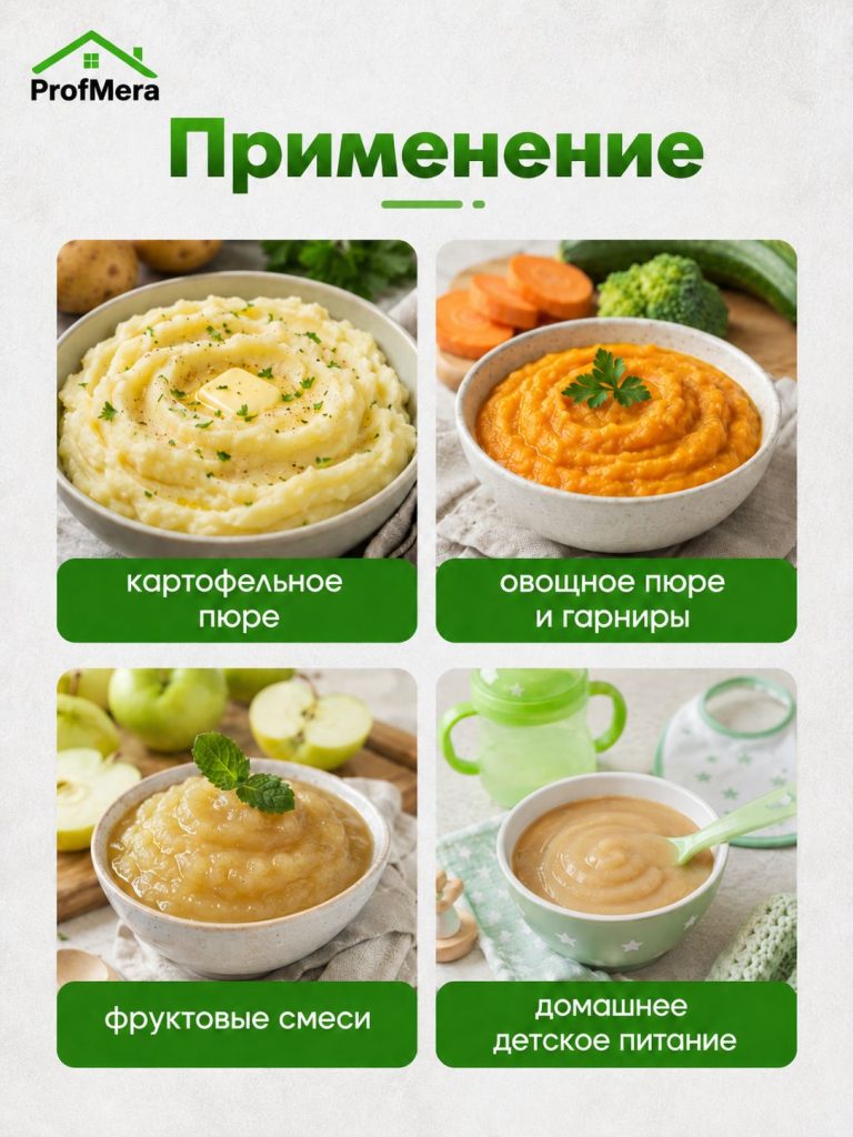 Толкушка для картофеля и пюре из нержавейки металлическая 27,5х10см / Пресс картофельный