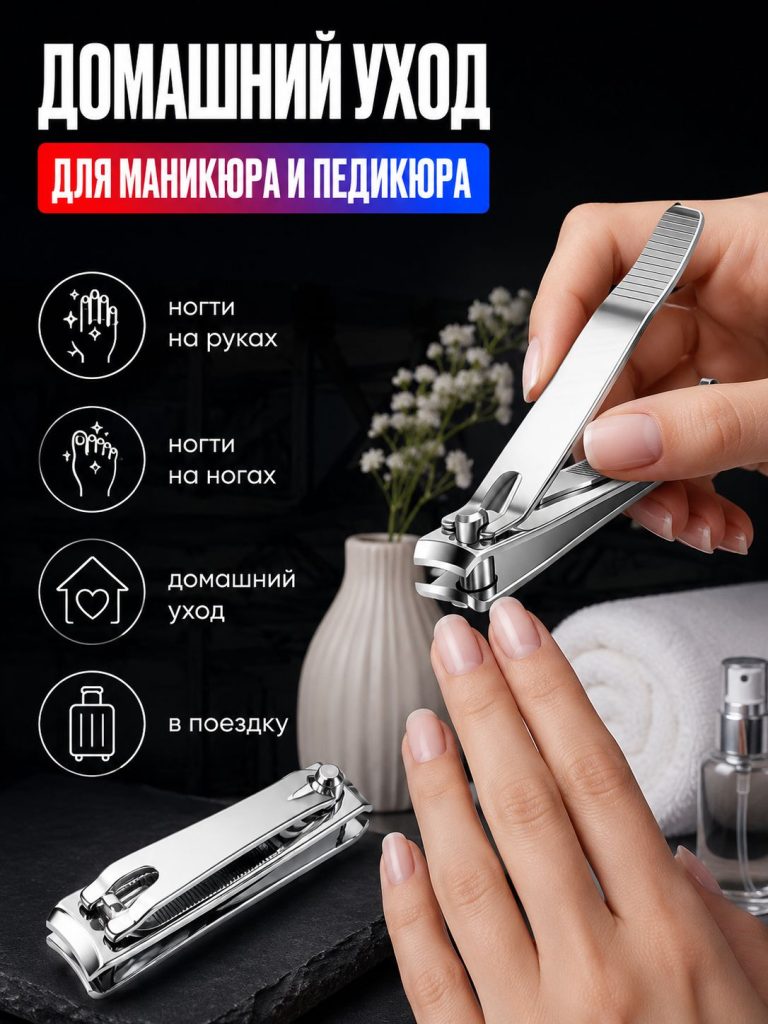 Книпсер с ручкой /Щипчики для вросших ногтей /Кусачки-щипцы для ногтей для педикюра мужские и женские сталь