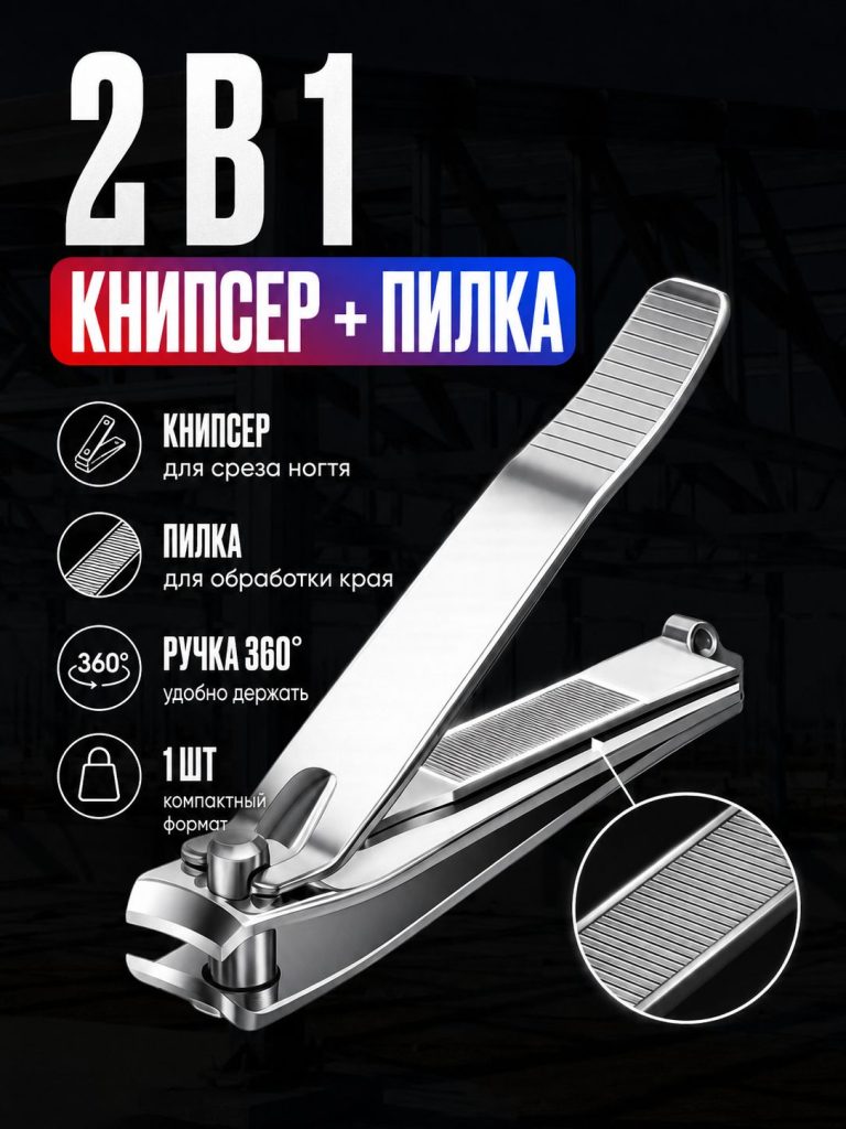 Книпсер с ручкой /Щипчики для вросших ногтей /Кусачки-щипцы для ногтей для педикюра мужские и женские сталь